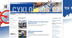 Desktop Screenshot of cyklokros.cz
